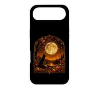 Autumn Fox Full Moon Forest Fall Leaves Pumpkins Case for iPhone Air