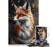 Autumn Fox Majesty- Puzzle for Teenagers 1000 Pieces Memory Skill Easy Enjoyment Clean Edges Meaningful Gift (38x26cm)