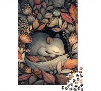 Autumn Fox Resting-3 Jigsaw Puzzles Puzzles for Adults Kids. 1000 Piece Great Gifts Challenge Toy Educational Game Home Decoration for Educational Games Gifts 38x26cm/1000pcs