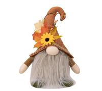 Autumn G-onk, Light Up Gnome Plush Autumn Decorations Fall Thanksgiving Gnome Ornaments Decor for Home Table Shelf (A)