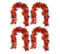 Autumn Garland | Faux Thanksgiving Decor Garlands | Weather-Resistant Vintage Decoration for Entryway Porch Balcony Wall Outside Garden Window Yard Inside Back Door Patio Doorway Lawn
