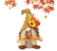 Autumn Gonk Plush Decorations, Autumn Gonk with Sunflower, Autumn Decorations, Lucky Elf Plush, Festive Holiday Home Décor Gift for Halloween & Christmas (Women's)