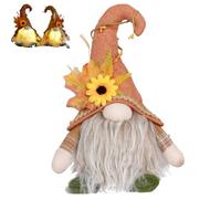 Autumn Gonks Plush Doll Decor, Handmade Thanksgiving Gnomes Decor Farmhouse Swedish Tomte Gnome Harvest Fall Gifts for Kitchen Home Office Decorations (Boy,1PC)