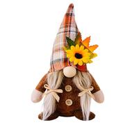 Autumn Gonks Plush Doll Decor, Thanksgiving Decor Gnomes Plush, Farmhouse Swedish Tomte Gnome Harvest Fall Gifts, Farmhouse Scandinavian Autumn Pumpkin Decor for Holiday Home Decorations (D)
