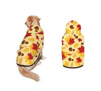 Autumn Harvest Dog Hoodie - Cozy Farmhouse Pet Sweatshirt with Pocket, Comfortable Pullover Outfit for Medium and Large Dogs