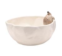 Autumn Harvest Hedgehog Serving Bowl Country Living White One Size