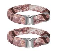 Autumn Harvest in the Fields Adjustable Pet Collar for Small Medium Large Dogs & Cats, Reflective Strip for Night Safety, Soft Comfort Pad