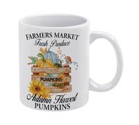 Autumn Harvest Mug Farmhouse Fall Mug Funny Coffee Mug,Man Cave Prints,The Best Gift for Colleagues, Parents, and Grandparents, 110z Men and Women