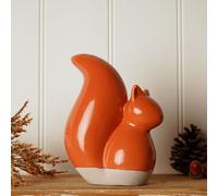 Autumn Harvest Orange Ceramic Squirrel - 15.5cm Country Living Orange One Size
