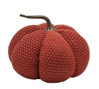 Autumn Harvest Pumpkin Doorstop - Rust Country Living Orange One Size