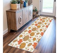 Autumn Harvest Runner Rug, Washable Hallway Runner Thanksgiving 65 x 120, for Kitchen, Entryway, Bedroom Decor, Non Slip Low Pile Indoor Floor Carpet a316