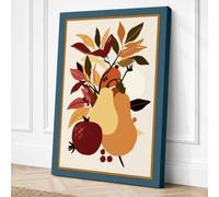 Autumn Harvest Still Life Canvas Wall Art Print 18x12 Inch (46 x 30 cm)