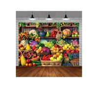 Autumn Harvest Thanksgiving Feast Photography Background - Suitable for Festival Decoration 300x200cm