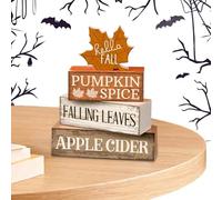 Autumn Home Decor - Wooden Thanksgiving Sign Thanksgaiving Taible Centrepieces | Rustic Harvest Fall Decoration | Auitumn Hoime Decoir Suitable For Dining Table, Living Room, And Seasonal Displays