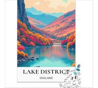 Autumn in Lake District 1000 Piece Jigsaw Puzzle | Tough challenge Decompressing Intellectual deal as gifts for the whole family 38x26cm