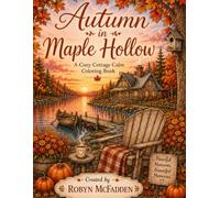 AUTUMN in MAPLE HOLLOW A Cozy Cottage Calm Coloring Book