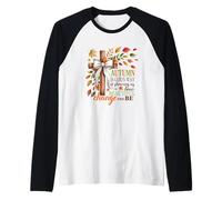 Autumn is God's Way of Showing Us Beautiful Change Raglan Baseball Tee