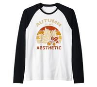 Autumn is My Aesthetic, Funny Fall is My Favorite. Raglan Baseball Tee