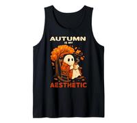 Autumn is My Aesthetic, Funny Fall is My Favorite. Tank Top