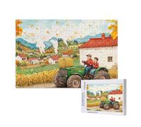 Autumn Jigsaw Puzzles for Adults 3000 Farm Puzzle, Wooden Puzzles for Adults with Gift Box, Impossible Puzzle, Challenging High Difficulty Family Activity, Gifts for Men Women,81x122 cm, p295t