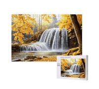 Autumn Jigsaw Puzzles for Adults 500, Fall Puzzles for Adults Wooden, Funny/Difficult/Impossible/Challenging Decompression Games, As a Birthday and Holiday Decor Gift for Women and Men M-440
