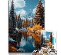 Autumn Landscape Adult Jigsaws 1000 Pieces Difficult,Family Game Stress Reliever Difficult Challenge Secret Santa Gifts (38x26cm)