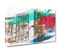 Autumn Landscape Aspen Forest Wod V2 Canvas Print | Gallery Wrapped 30mm Frame Wall Art | 30x20 inches | Ready to Hang | Contemporary Landscape Picture | Living Room Bedroom Lounge Office