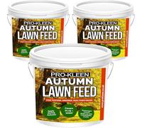 Autumn Lawn Feed Grass Green Fertiliser Prevent Lawn Disease 3 x 2.5KG ProKleen Green One Size