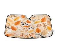 Autumn Leaf Car Windscreen Sun Shade Block UV Rays Windshield Sunshade, S