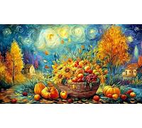 Autumn Leaf Landscape with Trees and River Recycled Paper Jigsaw Puzzle 1000 Piece - Fun Present & Great Gift Idea for Adults 75x50/1000pcs