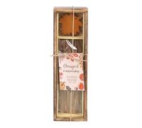 Autumn Leaf Orange & Cinnamon Incense Gift Set - Natural Aromatherapy for Relaxation and Home Fragrance, Handcrafted with Essential Oils, 50 Sticks with Holder