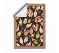 Autumn Leaf Pattern Botanical Unframed Wall Art Print A4 (29.7×21cm), Wall Decor for Living Room, Bedroom, Office & Home, Art Gift