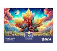 Autumn Leaf TreeAstounding 1000-Piece Jigsaw Puzzles for Adults A Grand Collection of Impossible, Hard, Difficult Challenging Puzzle Educational Games for All - A Daunting Yet Rewarding Pursuit for A