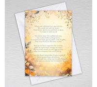 Autumn Leaf Wedding Money Poem/Money Gift Request Poem Cards for Weddings/Elegant Rustic Themed: Autumn Leaves Wedding Money Poem (Pack of 50 with Envelopes)