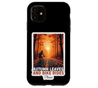 Autumn Leaves And Bike Rides Please Bicycle Fall Lover Quote Case for iPhone 11