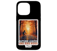 Autumn Leaves And Bike Rides Please Bicycle Fall Lover Quote Case for iPhone 14 Pro Max