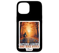 Autumn Leaves And Bike Rides Please Bicycle Fall Lover Quote Case for iPhone 15