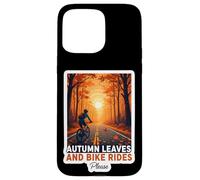 Autumn Leaves And Bike Rides Please Bicycle Fall Lover Quote Case for iPhone 15 Pro Max