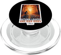 Autumn Leaves And Bike Rides Please Bicycle Fall Lover Quote PopSockets PopGrip for MagSafe