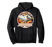 Autumn Leaves And Bird Watching Please Fall Lover Vintage Pullover Hoodie