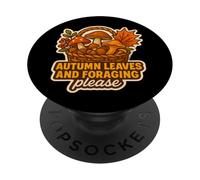 Autumn Leaves And Foraging Please Fall Lover Vintage Forage PopSockets Adhesive PopGrip