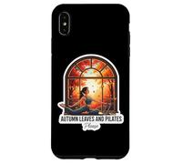 Autumn Leaves And Pilates Please Fall Lover Instructor Quote Case for iPhone XS Max
