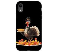 Autumn Leaves and Well Dressed Turkey with Fall Pie Case for iPhone XR