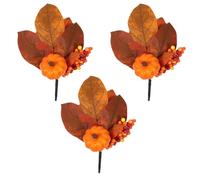 Autumn Leaves,Artificial Maple Leaves Shrubs | Shrubs Festive Realistic Bundles for Living Room Home Dining Table Indoor Fireplace Outdoor Kitchen Wedding