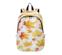 Autumn Leaves Bright Lightweight Laptop Backpack Hiking Daypack for Travel Camping Outdoor