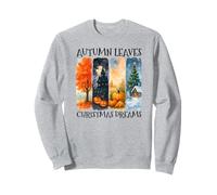 Autumn Leaves Christmas Dreams Cozy Fall Months Sweatshirt