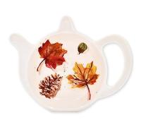 Autumn Leaves Design Melamine Tea Bag Coaster Tidy