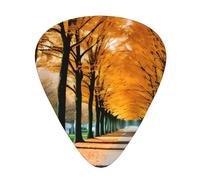 "Autumn Leaves" Guitar Pick - All-Over Print on One Side - ABS Material - Varied thickness for a varied musical experience - Ideal for guitars and ukuleles, guitar picks