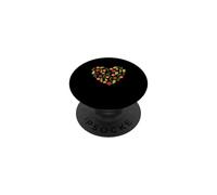 Autumn Leaves Heart Fall Lover Cottagecore Gift PopSockets Adhesive PopGrip