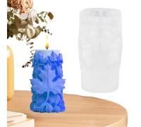 Autumn Leaves Mold - Maple Leaf Design Molds, Fall Soap Creation Mold, Reusable Cylinder Maple Leaf Design, Versatile Soap Candle Kit, Creative DIY Project Tool for Family Friends Colleagues